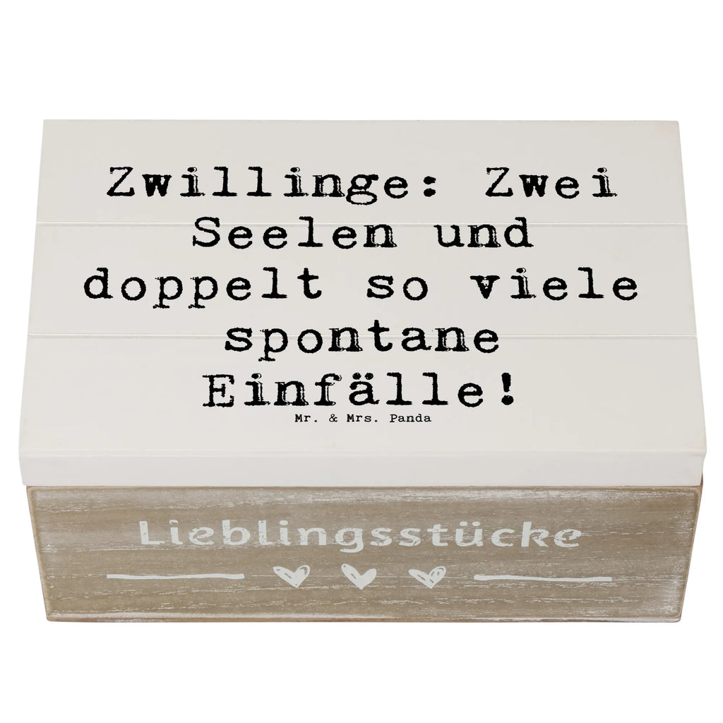 Holzkiste Spruch Zwillinge Abenteuer Schatzkiste, Aufbewahrungsbox, Erinnerungskiste, Schatulle, Geschenkbox, Kiste, Truhe, Holzkiste, Erinnerungsbox, Dekokiste, XXL, Geschenkdose, Tierkreiszeichen, Sternzeichen, Horoskop, Astrologie, Aszendent