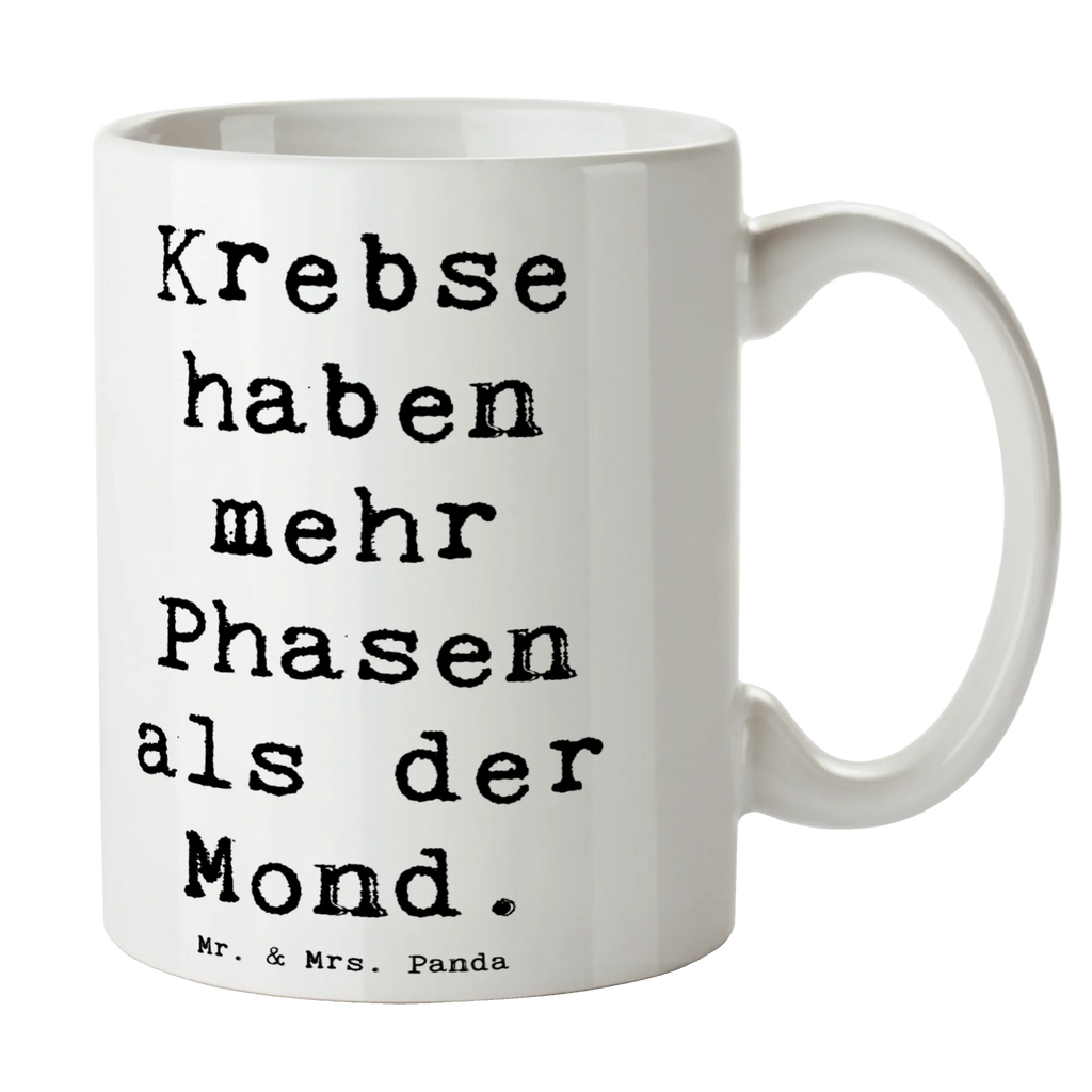 Tasse Spruch Krebs Phasen Keramiktasse, Tasse mit Zitaten, Tasse, Porzellantasse, Geschenktasse, Teetasse, Bürotasse, Kaffeetasse, Tasse mit Motiven, Tierkreiszeichen, Sternzeichen, Horoskop, Astrologie, Aszendent