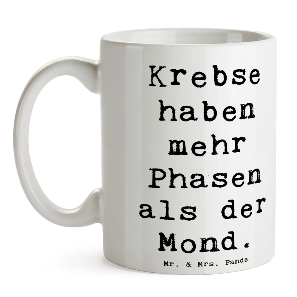Tasse Spruch Krebs Phasen Keramiktasse, Tasse mit Zitaten, Tasse, Porzellantasse, Geschenktasse, Teetasse, Bürotasse, Kaffeetasse, Tasse mit Motiven, Tierkreiszeichen, Sternzeichen, Horoskop, Astrologie, Aszendent