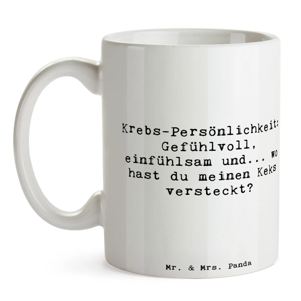 Tasse Spruch Krebs Gefühlswelt Geschenktasse, Kaffeetasse, Tasse, Porzellantasse, Keramiktasse, Tasse mit Zitaten, Teetasse, Bürotasse, Tasse mit Motiven, Tierkreiszeichen, Sternzeichen, Horoskop, Astrologie, Aszendent