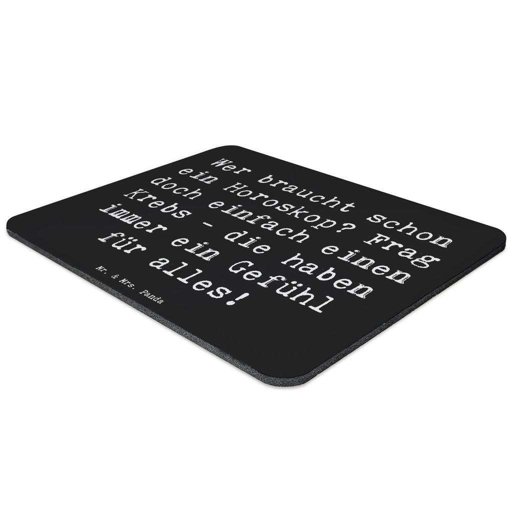 Mouse mat Saying Wer braucht schon ein Horoskop? Frag doch einfach einen Krebs - die haben immer ein Gefühl für alles! Designer Mauspad, Arbeitszimmer, Mauspad Büro, Mauspad, Computer zubehör, PC Zubehör, Einzigartiges Mauspad, Mousepad, Büroausstattung, Mausunterlage, Tierkreiszeichen, Sternzeichen, Horoskop, Astrologie, Aszendent