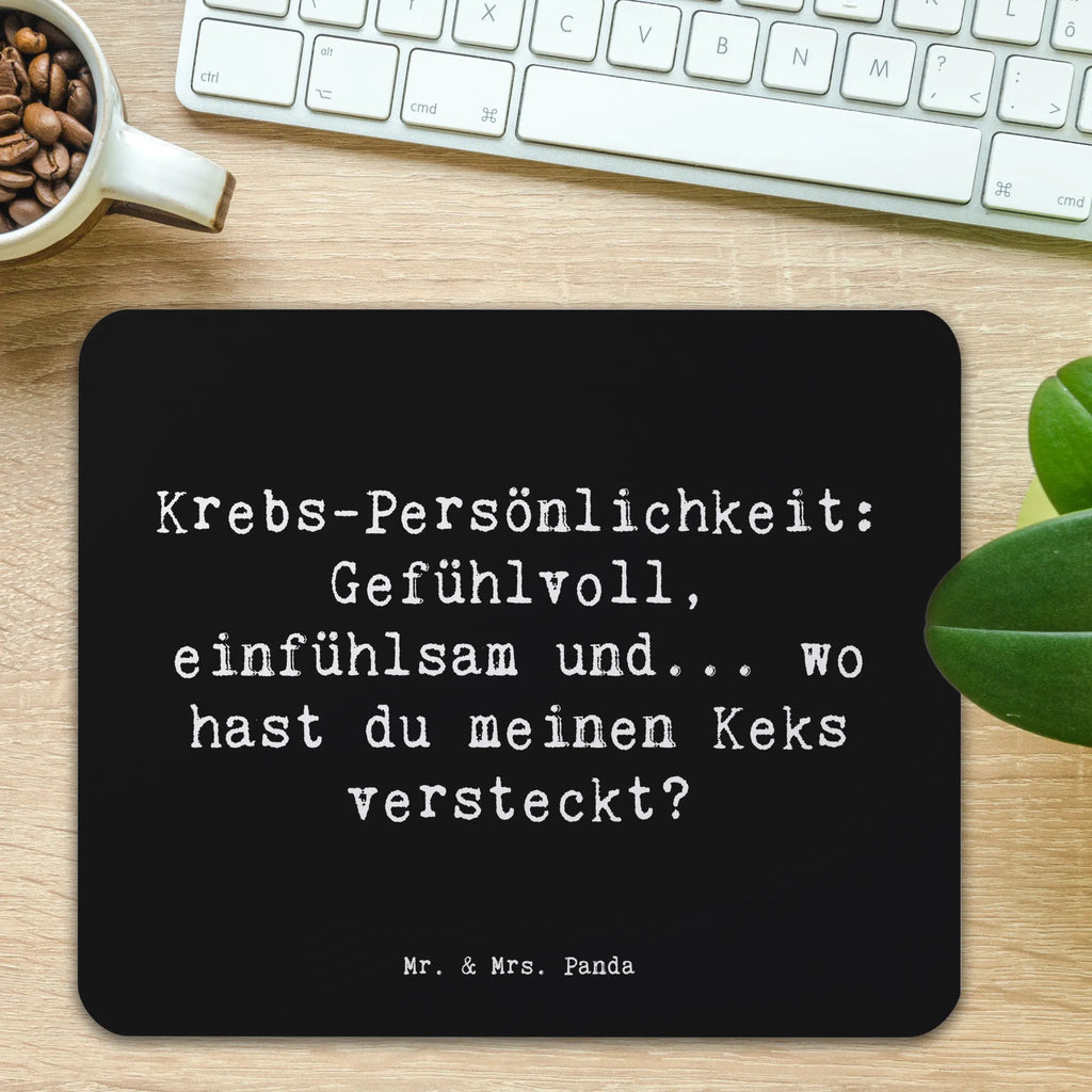Mouse mat Saying Krebs-Persönlichkeit: Gefühlvoll, einfühlsam und... wo hast du meinen Keks versteckt? Büroausstattung, Mauspad Büro, Arbeitszimmer, Computer zubehör, Mausunterlage, Designer Mauspad, Mousepad, Einzigartiges Mauspad, Mauspad, PC Zubehör, Tierkreiszeichen, Sternzeichen, Horoskop, Astrologie, Aszendent