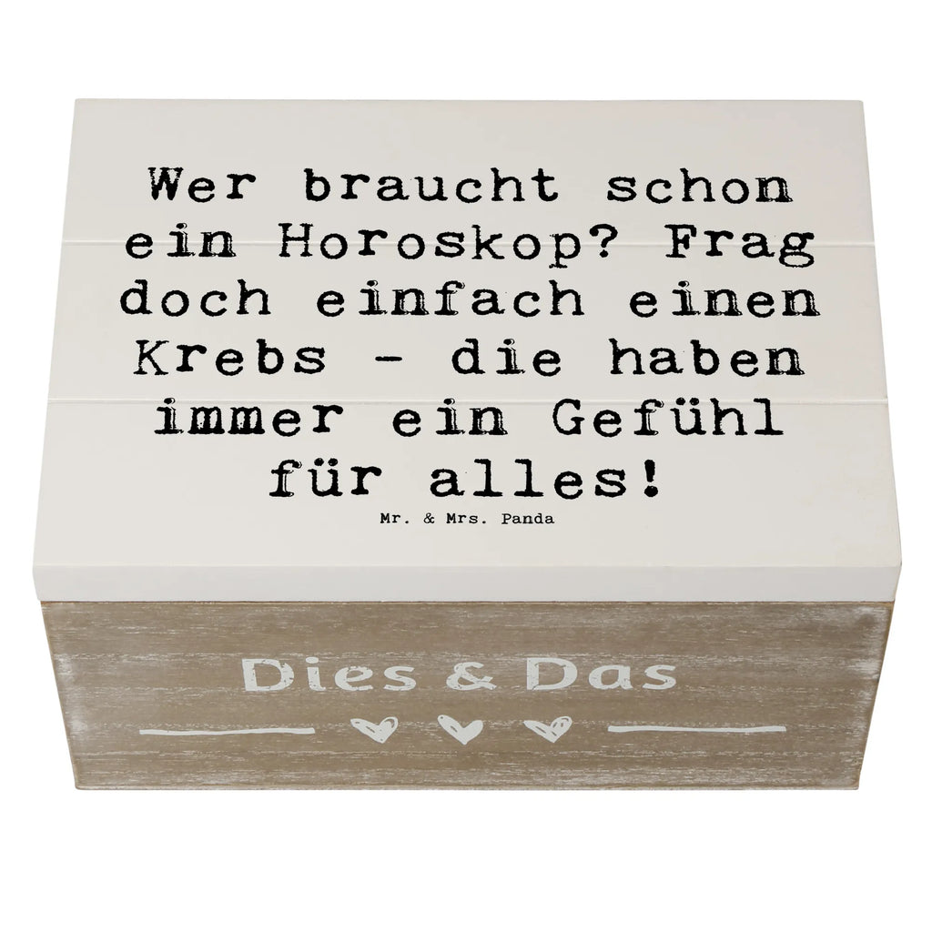Holzkiste Spruch Krebs Gefühl Geschenkbox, Schatulle, Holzkiste, Schatzkiste, Truhe, Erinnerungsbox, Erinnerungskiste, Geschenkdose, Dekokiste, Aufbewahrungsbox, Kiste, XXL, Tierkreiszeichen, Sternzeichen, Horoskop, Astrologie, Aszendent