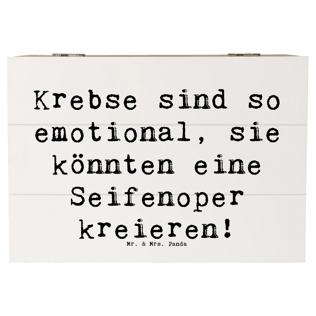 Holzkiste Spruch Emotionaler Krebs Holzkiste, Kiste, Schatzkiste, XXL, Geschenkdose, Geschenkbox, Dekokiste, Schatulle, Aufbewahrungsbox, Truhe, Erinnerungskiste, Erinnerungsbox, Tierkreiszeichen, Sternzeichen, Horoskop, Astrologie, Aszendent