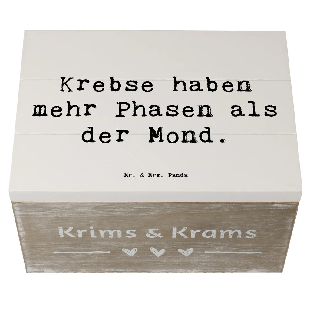 Holzkiste Spruch Krebs Phasen Truhe, Dekokiste, Geschenkdose, Schatzkiste, Kiste, Schatulle, Holzkiste, Erinnerungsbox, Erinnerungskiste, Geschenkbox, Aufbewahrungsbox, XXL, Tierkreiszeichen, Sternzeichen, Horoskop, Astrologie, Aszendent
