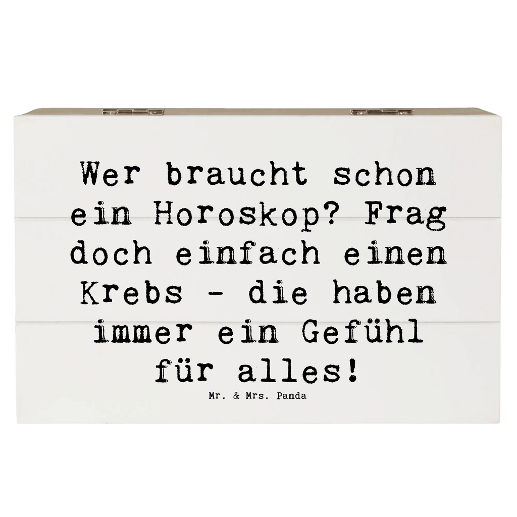 Holzkiste Spruch Krebs Gefühl Geschenkbox, Schatulle, Holzkiste, Schatzkiste, Truhe, Erinnerungsbox, Erinnerungskiste, Geschenkdose, Dekokiste, Aufbewahrungsbox, Kiste, XXL, Tierkreiszeichen, Sternzeichen, Horoskop, Astrologie, Aszendent