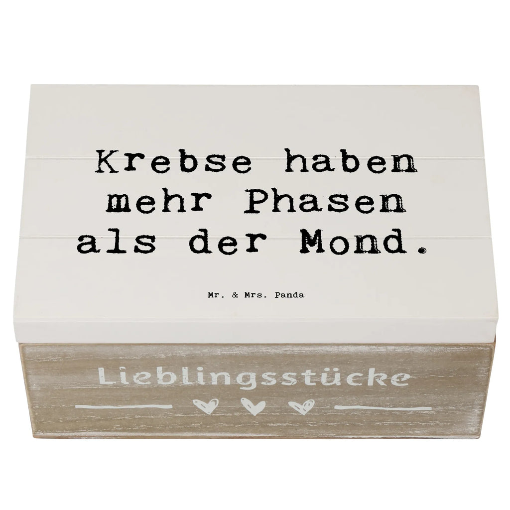 Holzkiste Spruch Krebs Phasen Truhe, Dekokiste, Geschenkdose, Schatzkiste, Kiste, Schatulle, Holzkiste, Erinnerungsbox, Erinnerungskiste, Geschenkbox, Aufbewahrungsbox, XXL, Tierkreiszeichen, Sternzeichen, Horoskop, Astrologie, Aszendent