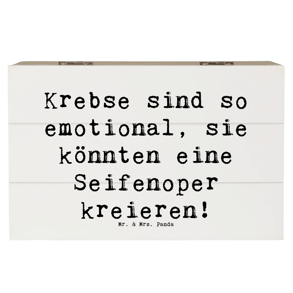 Holzkiste Spruch Emotionaler Krebs Holzkiste, Kiste, Schatzkiste, XXL, Geschenkdose, Geschenkbox, Dekokiste, Schatulle, Aufbewahrungsbox, Truhe, Erinnerungskiste, Erinnerungsbox, Tierkreiszeichen, Sternzeichen, Horoskop, Astrologie, Aszendent