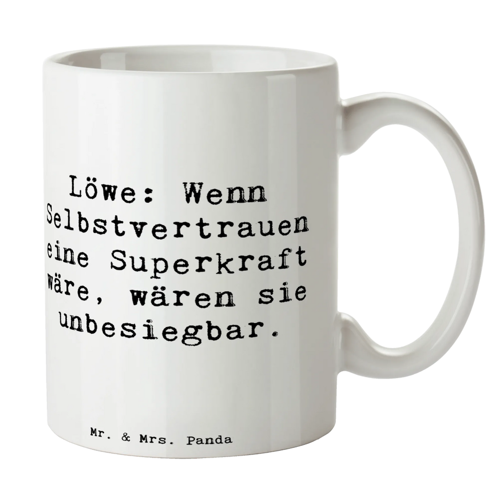 Tasse Spruch Löwe Superkraft Keramiktasse, Tasse mit Zitaten, Bürotasse, Tasse mit Motiven, Teetasse, Kaffeetasse, Tasse, Geschenktasse, Porzellantasse, Tierkreiszeichen, Sternzeichen, Horoskop, Astrologie, Aszendent