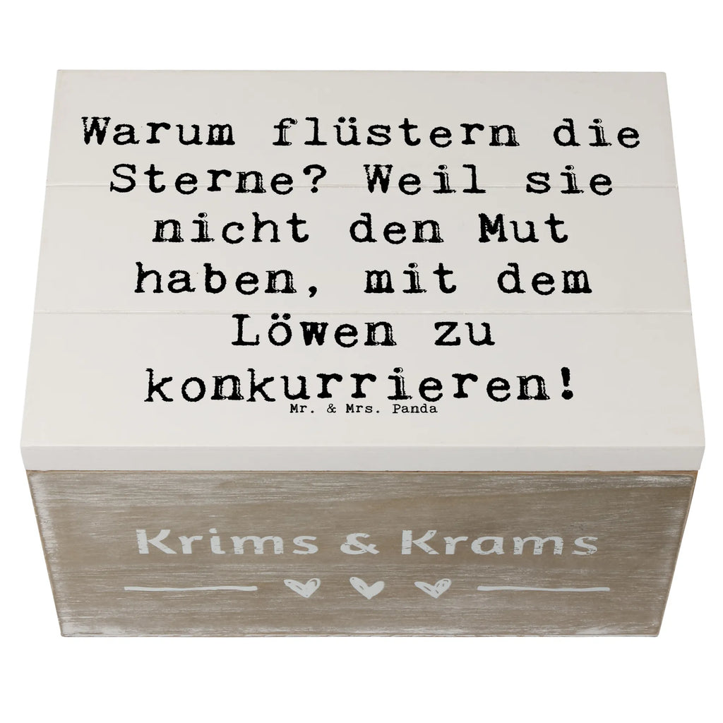 Holzkiste Spruch Sterne und Löwe Kiste, Erinnerungskiste, Geschenkdose, Truhe, Erinnerungsbox, Dekokiste, Schatulle, Schatzkiste, Holzkiste, Aufbewahrungsbox, XXL, Geschenkbox, Tierkreiszeichen, Sternzeichen, Horoskop, Astrologie, Aszendent