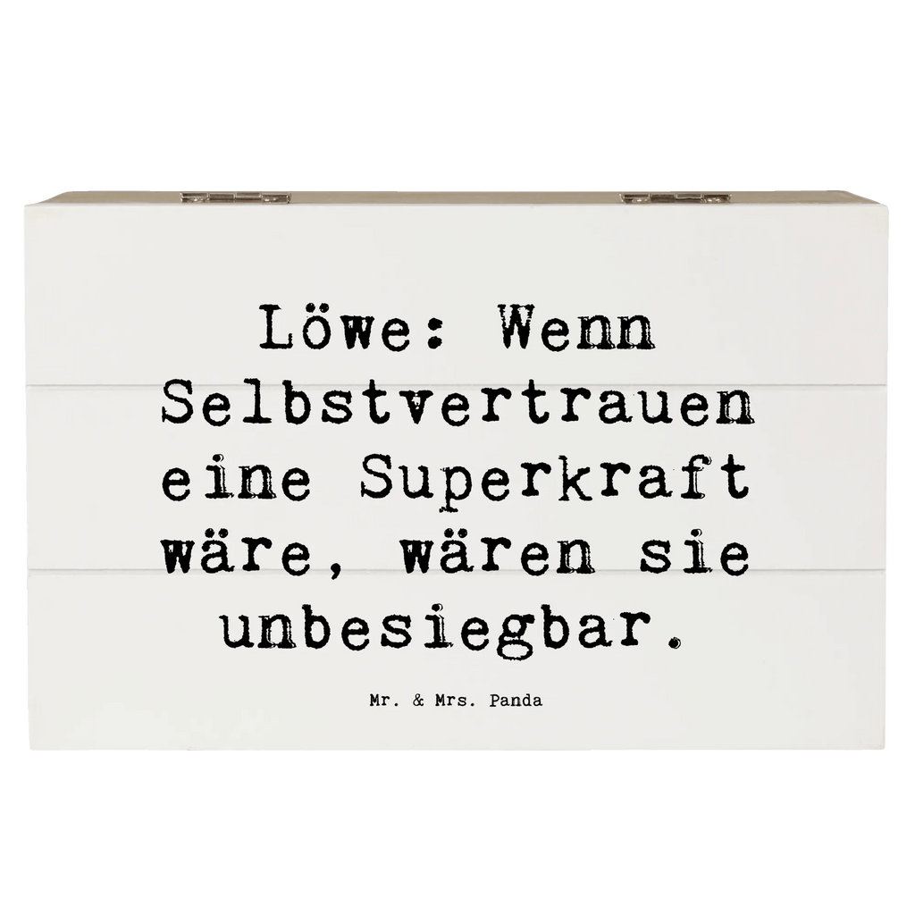 Holzkiste Spruch Löwe Superkraft Dekokiste, Geschenkbox, Aufbewahrungsbox, Schatzkiste, Erinnerungskiste, Truhe, XXL, Schatulle, Geschenkdose, Erinnerungsbox, Kiste, Holzkiste, Tierkreiszeichen, Sternzeichen, Horoskop, Astrologie, Aszendent