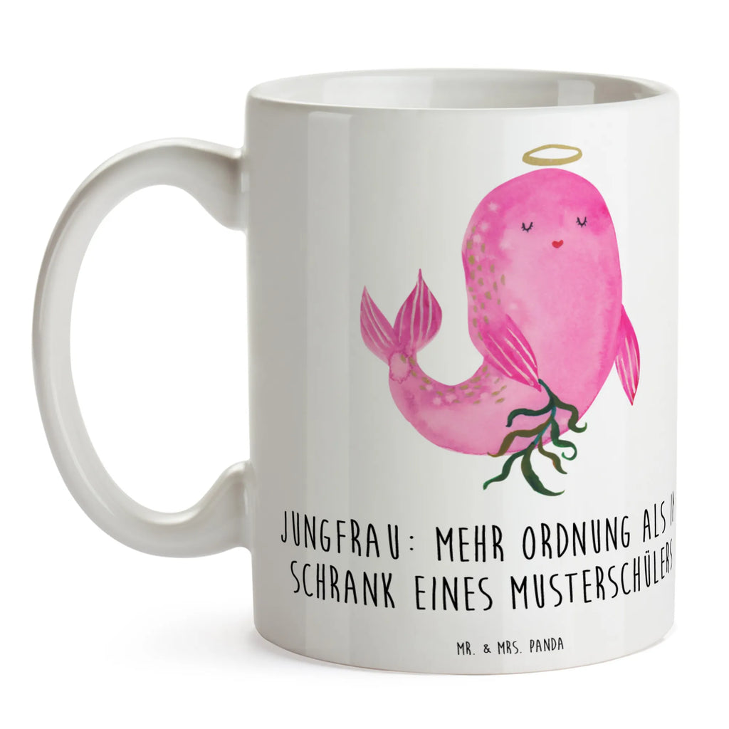 Tasse Jungfrau Ordnung Keramiktasse, Teetasse, Tasse, Geschenktasse, Kaffeetasse, Tasse mit Zitaten, Tasse mit Motiven, Bürotasse, Porzellantasse, Tierkreiszeichen, Sternzeichen, Horoskop, Astrologie, Aszendent