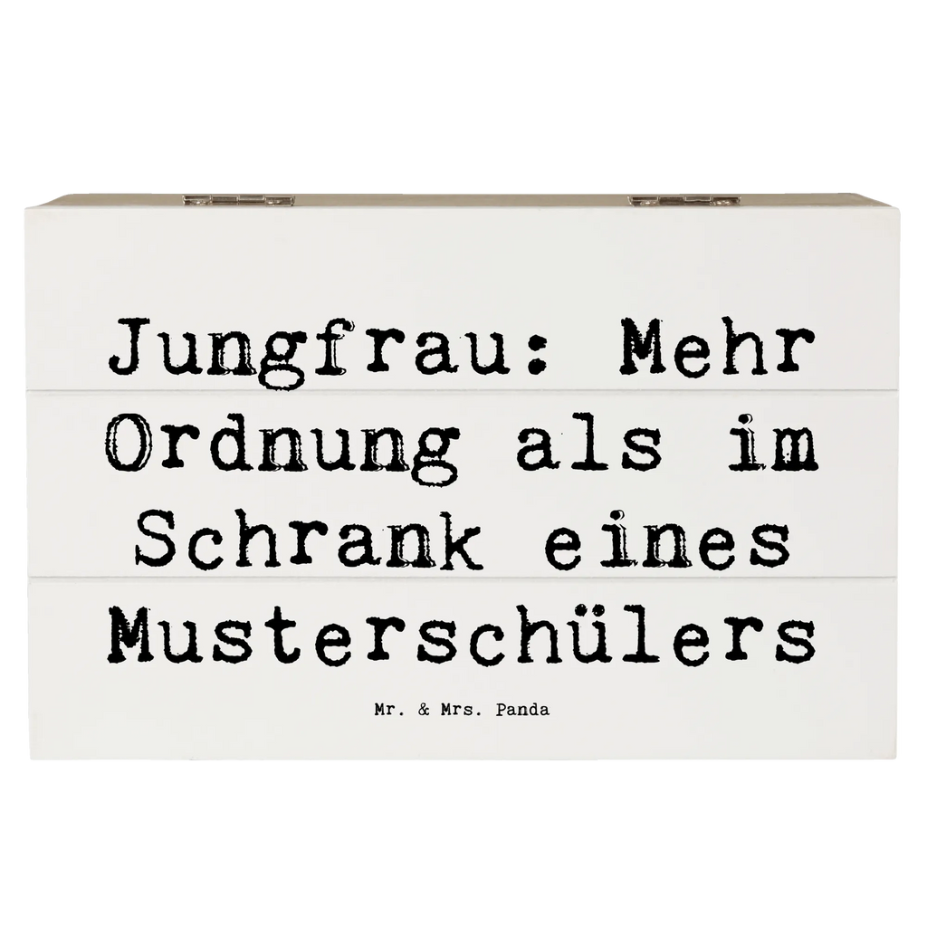 Holzkiste Spruch Jungfrau Ordnung Holzkiste, Kiste, Truhe, Schatzkiste, Erinnerungsbox, Geschenkbox, Erinnerungskiste, XXL, Geschenkdose, Dekokiste, Aufbewahrungsbox, Schatulle, Tierkreiszeichen, Sternzeichen, Horoskop, Astrologie, Aszendent