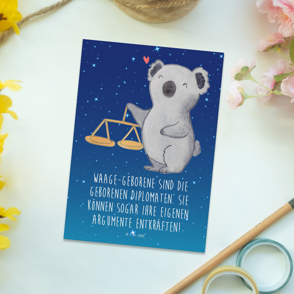 Postkarte Diplomatische Waage Dankeskarte, Geburtstagskarte, Karte, Ansichtskarten, Einladung, Geschenkkarte, Ansichtskarte, Einladungskarte, Einladung Geburtstag, Einladungskarten Geburtstag, Grußkarte, Postkarte, Tierkreiszeichen, Sternzeichen, Horoskop, Astrologie, Aszendent