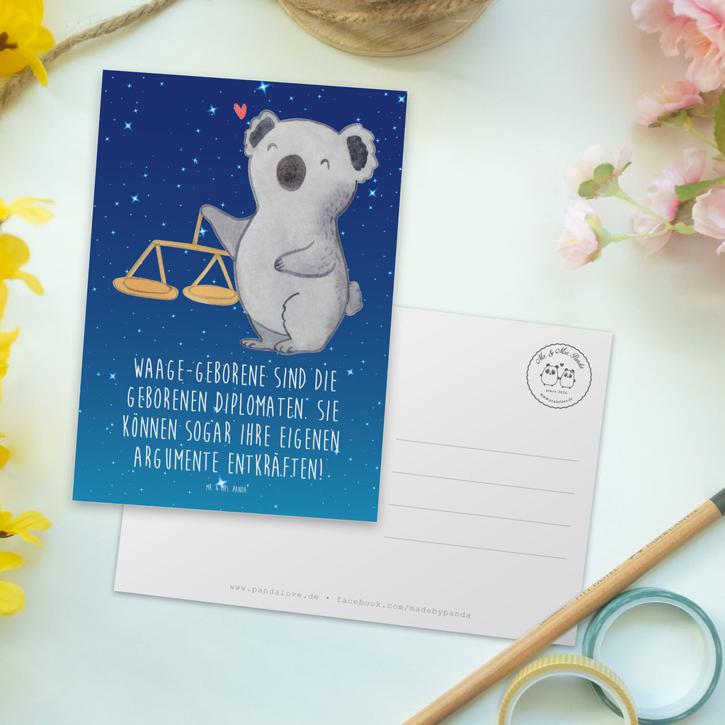 Postkarte Diplomatische Waage Dankeskarte, Geburtstagskarte, Karte, Ansichtskarten, Einladung, Geschenkkarte, Ansichtskarte, Einladungskarte, Einladung Geburtstag, Einladungskarten Geburtstag, Grußkarte, Postkarte, Tierkreiszeichen, Sternzeichen, Horoskop, Astrologie, Aszendent