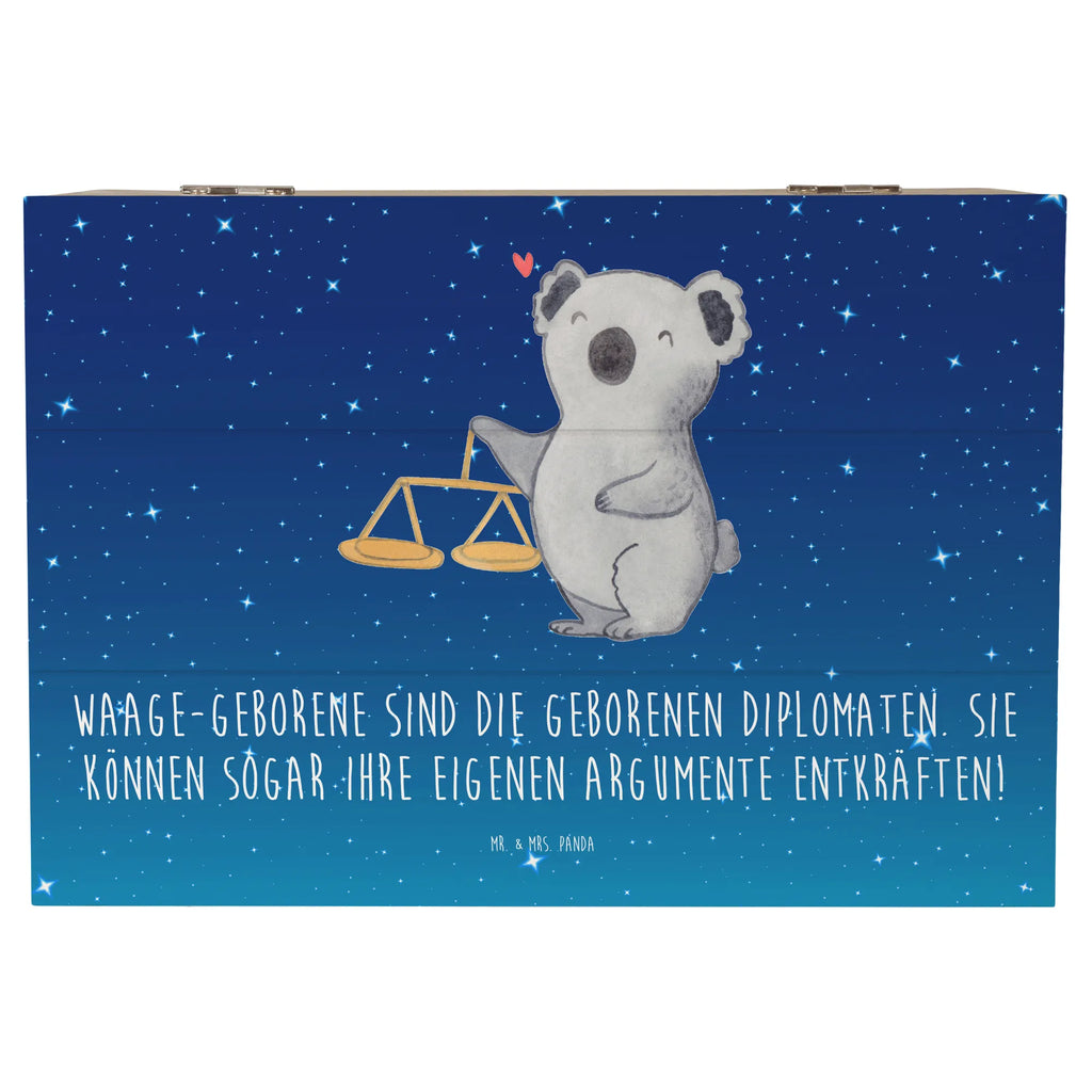 Holzkiste Diplomatische Waage Holzkiste, Erinnerungskiste, Aufbewahrungsbox, Dekokiste, Schatulle, Geschenkdose, Erinnerungsbox, XXL, Kiste, Schatzkiste, Truhe, Geschenkbox, Tierkreiszeichen, Sternzeichen, Horoskop, Astrologie, Aszendent