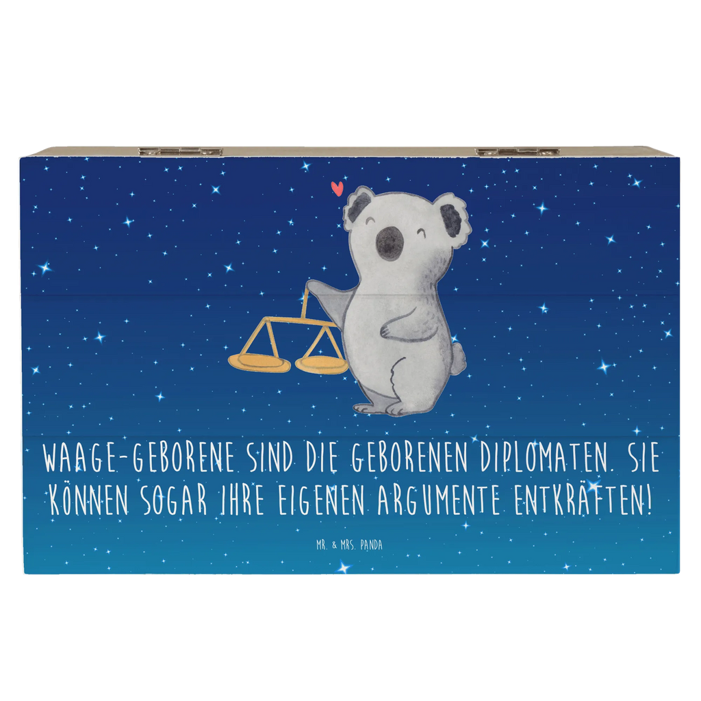 Holzkiste Diplomatische Waage Holzkiste, Erinnerungskiste, Aufbewahrungsbox, Dekokiste, Schatulle, Geschenkdose, Erinnerungsbox, XXL, Kiste, Schatzkiste, Truhe, Geschenkbox, Tierkreiszeichen, Sternzeichen, Horoskop, Astrologie, Aszendent