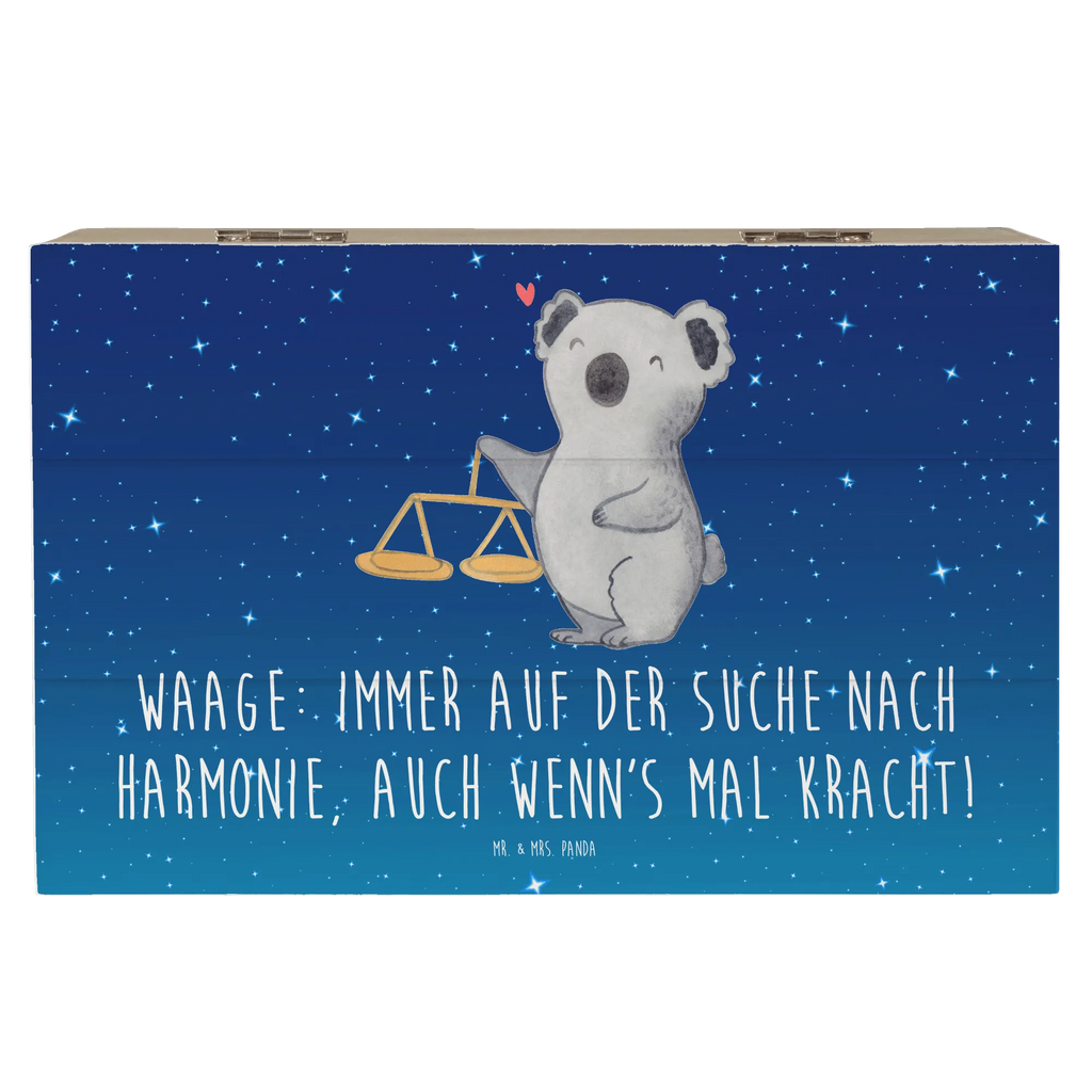 Holzkiste Waagen Harmonie Schatzkiste, Dekokiste, Geschenkbox, Geschenkdose, Erinnerungskiste, Holzkiste, XXL, Kiste, Truhe, Aufbewahrungsbox, Erinnerungsbox, Schatulle, Tierkreiszeichen, Sternzeichen, Horoskop, Astrologie, Aszendent