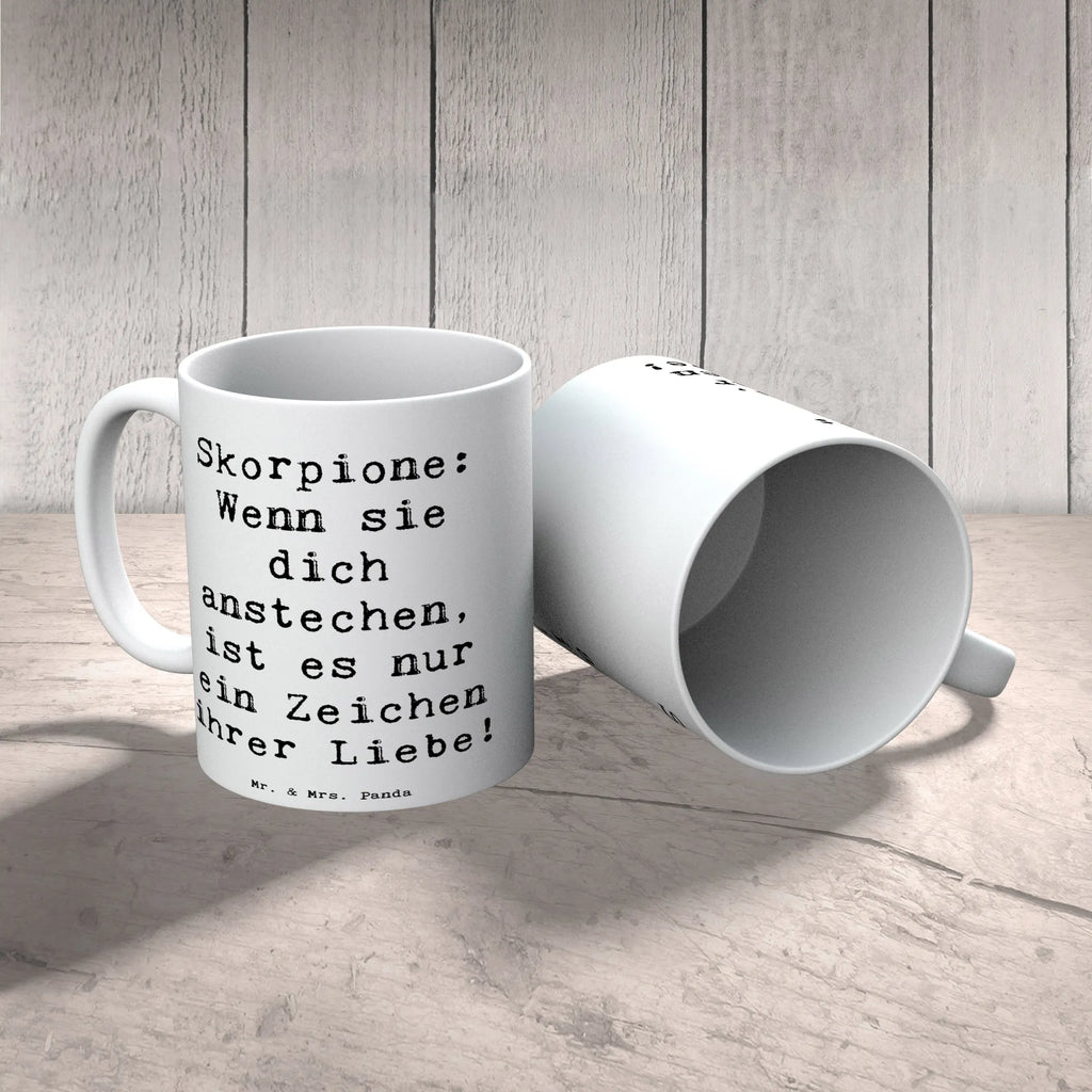 Tasse Spruch Skorpion Liebe Tasse, Tasse mit Zitaten, Geschenktasse, Bürotasse, Tasse mit Motiven, Teetasse, Porzellantasse, Keramiktasse, Kaffeetasse, Tierkreiszeichen, Sternzeichen, Horoskop, Astrologie, Aszendent