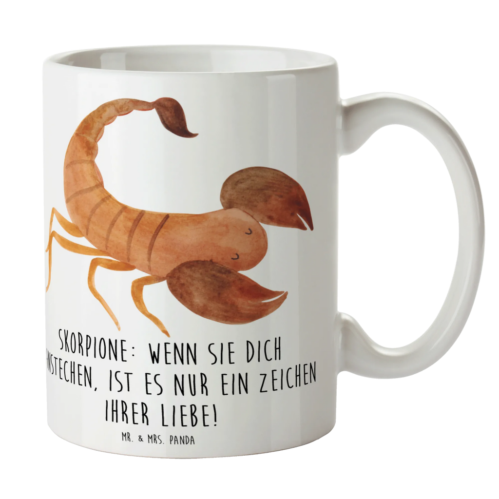 Tasse Skorpion Liebe Tasse mit Motiven, Bürotasse, Geschenktasse, Tasse mit Zitaten, Tasse, Kaffeetasse, Keramiktasse, Porzellantasse, Teetasse, Tierkreiszeichen, Sternzeichen, Horoskop, Astrologie, Aszendent