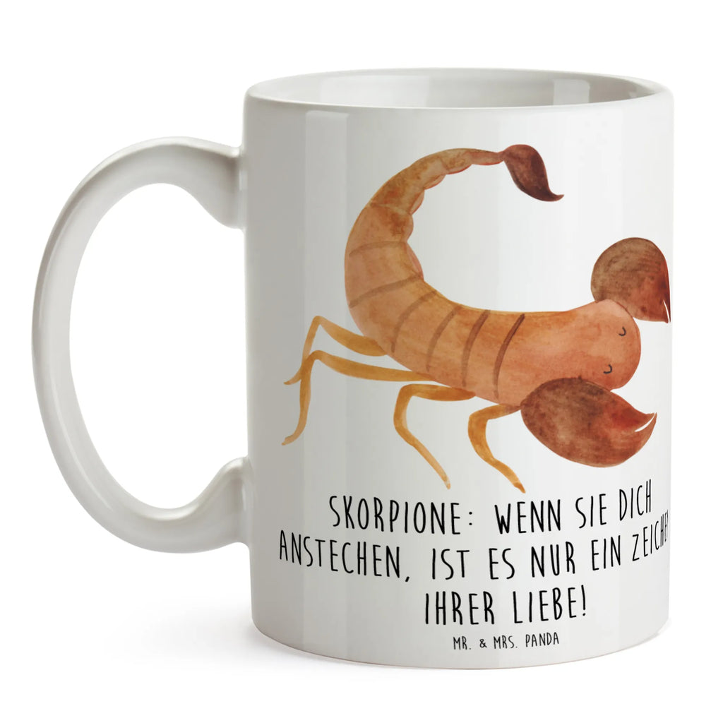 Tasse Skorpion Liebe Tasse mit Motiven, Bürotasse, Geschenktasse, Tasse mit Zitaten, Tasse, Kaffeetasse, Keramiktasse, Porzellantasse, Teetasse, Tierkreiszeichen, Sternzeichen, Horoskop, Astrologie, Aszendent
