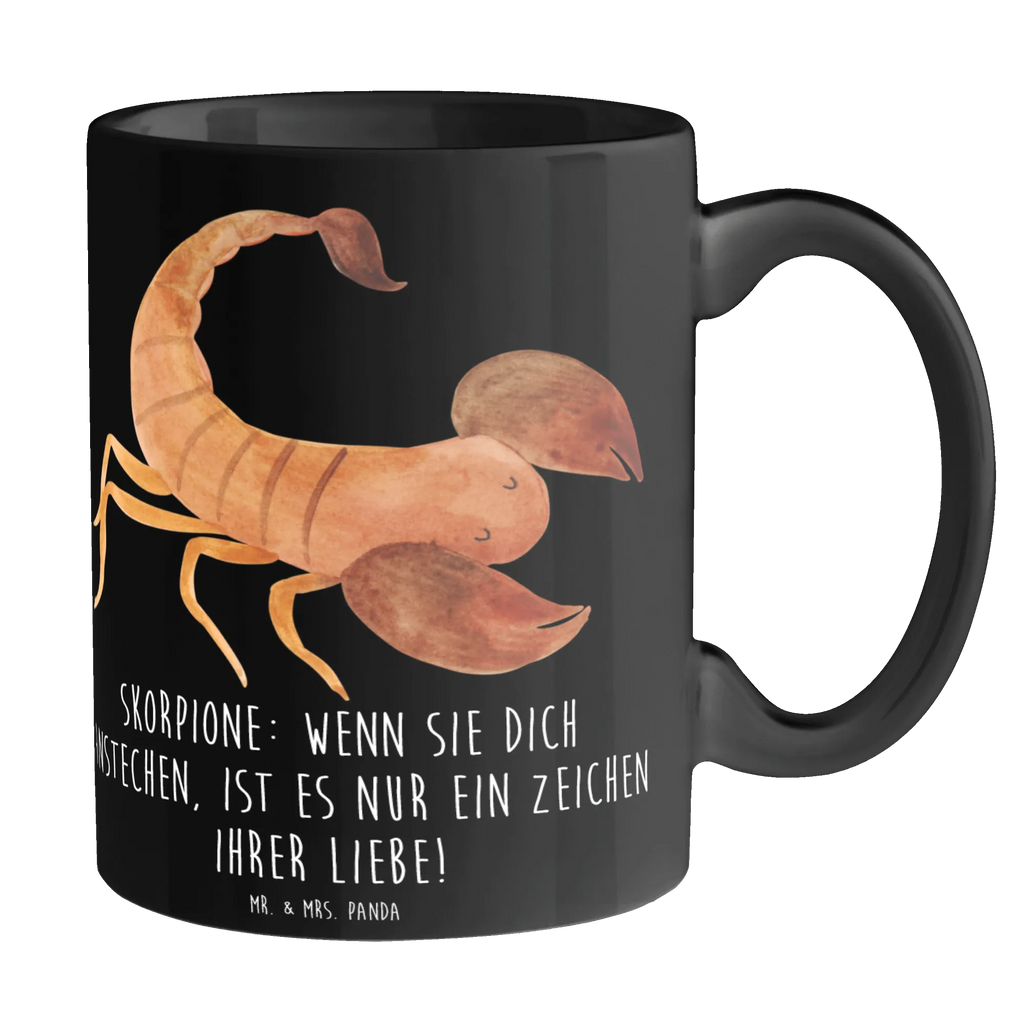 Tasse Skorpion Liebe Tasse mit Motiven, Bürotasse, Geschenktasse, Tasse mit Zitaten, Tasse, Kaffeetasse, Keramiktasse, Porzellantasse, Teetasse, Tierkreiszeichen, Sternzeichen, Horoskop, Astrologie, Aszendent