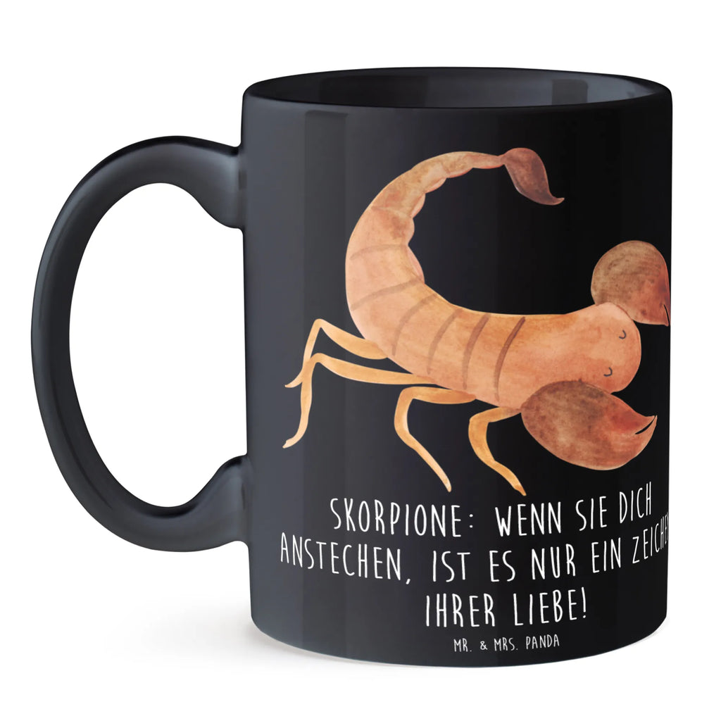 Tasse Skorpion Liebe Tasse mit Motiven, Bürotasse, Geschenktasse, Tasse mit Zitaten, Tasse, Kaffeetasse, Keramiktasse, Porzellantasse, Teetasse, Tierkreiszeichen, Sternzeichen, Horoskop, Astrologie, Aszendent