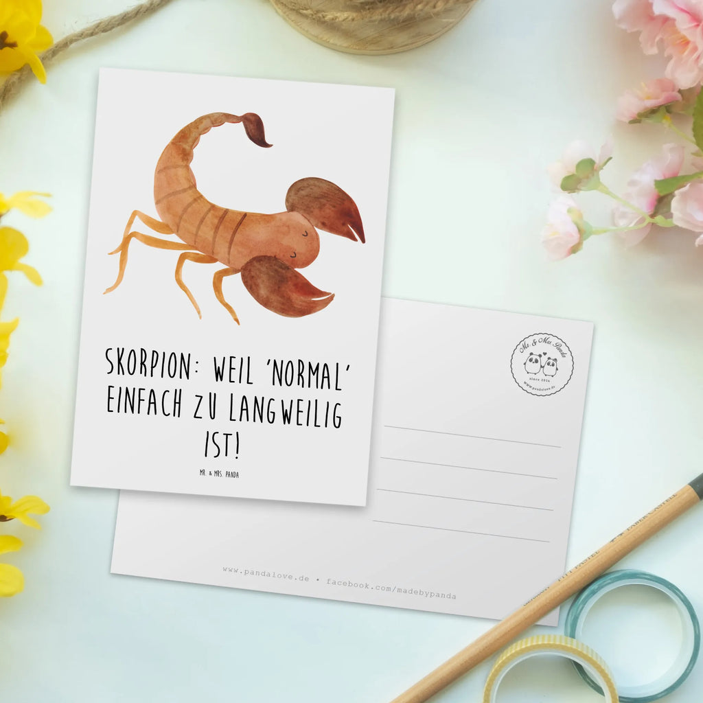 Postkarte Skorpion Unikat Dankeskarte, Geburtstagskarte, Einladung, Geschenkkarte, Einladung Geburtstag, Einladungskarten Geburtstag, Ansichtskarten, Grußkarte, Einladungskarte, Postkarte, Ansichtskarte, Karte, Tierkreiszeichen, Sternzeichen, Horoskop, Astrologie, Aszendent