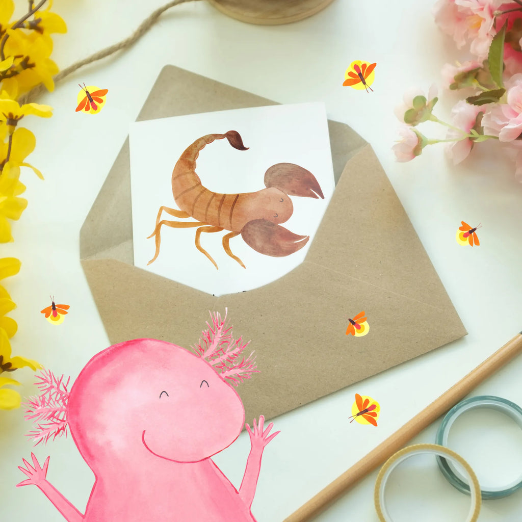 Greetings card Skorpion: Weil 'normal' einfach zu langweilig ist! Glückwunschkarte, Grußkarte, Hochzeitskarte, Klappkarte, Ansichtskarten, Geburtstagskarte, Karte, Einladungskarte, Tierkreiszeichen, Sternzeichen, Horoskop, Astrologie, Aszendent