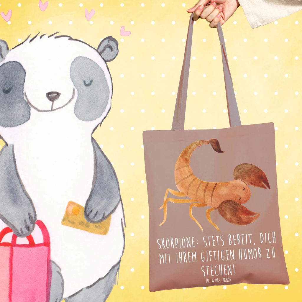 Tragetasche Skorpion Humor Jutetasche, Badetasche, Beutel, Beuteltasche, Shopper, Einkaufstasche, Umhängetasche, Tragetasche, Laptoptasche, Tasche, Stoffbeutel, Strandtasche, Stofftasche, Einkaufstüte, Schultertasche, Jutebeutel, Tierkreiszeichen, Sternzeichen, Horoskop, Astrologie, Aszendent