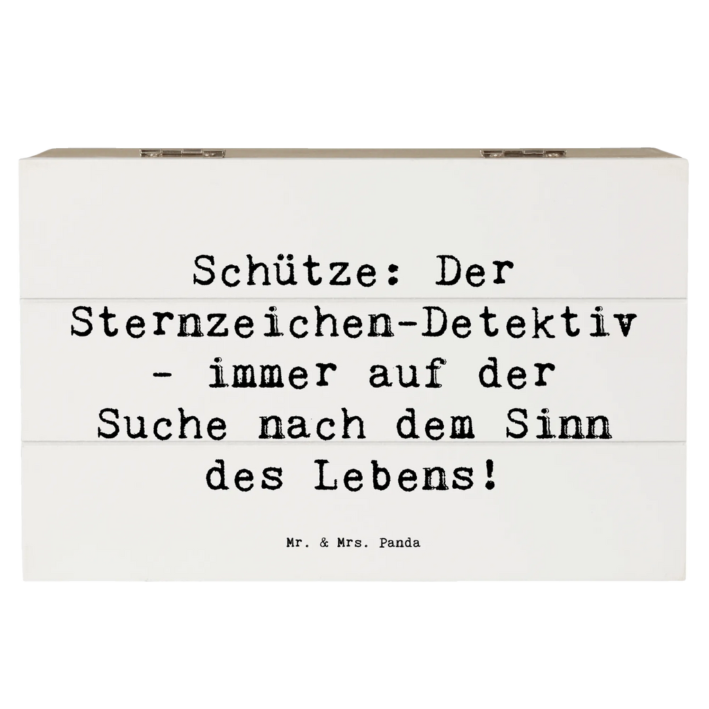 Holzkiste Spruch Schützenblick Schatzkiste, Aufbewahrungsbox, Geschenkdose, Truhe, Geschenkbox, Holzkiste, Schatulle, XXL, Kiste, Erinnerungsbox, Erinnerungskiste, Dekokiste, Tierkreiszeichen, Sternzeichen, Horoskop, Astrologie, Aszendent