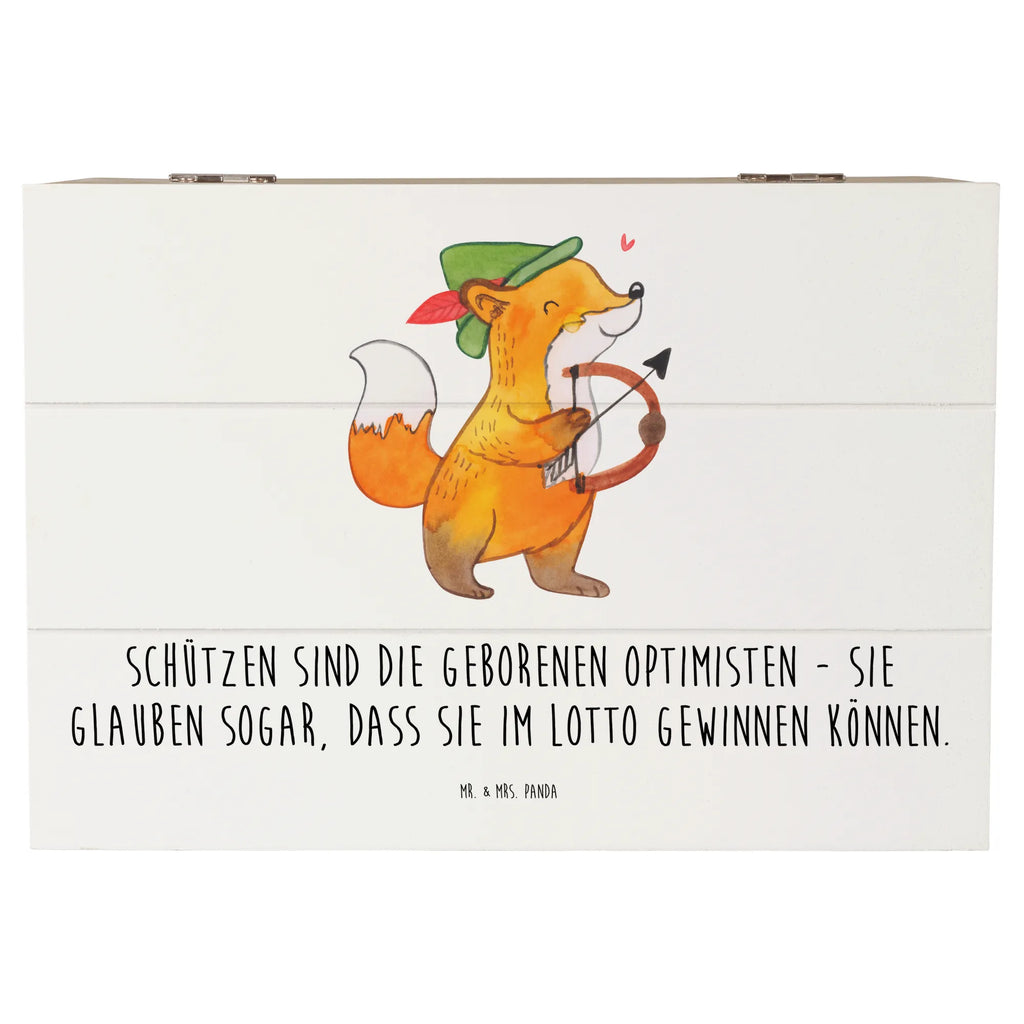 Holzkiste Schütze Optimist Dekokiste, XXL, Kiste, Truhe, Holzkiste, Erinnerungsbox, Schatulle, Aufbewahrungsbox, Erinnerungskiste, Schatzkiste, Geschenkdose, Geschenkbox, Tierkreiszeichen, Sternzeichen, Horoskop, Astrologie, Aszendent