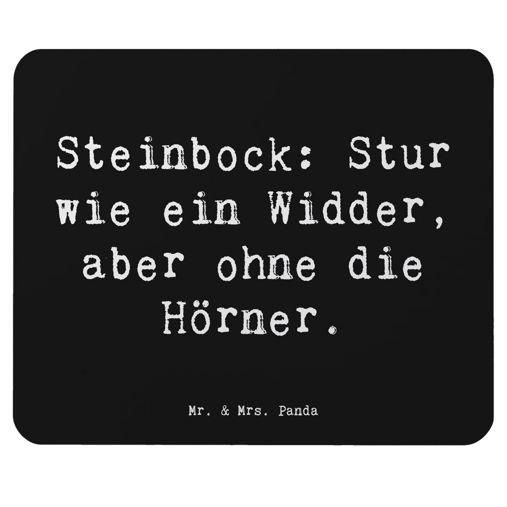 Mouse mat Saying Steinbock: Stur wie ein Widder, aber ohne die Hörner. Mauspad, Mausunterlage, Mauspad Büro, Mousepad, PC Zubehör, Einzigartiges Mauspad, Arbeitszimmer, Designer Mauspad, Büroausstattung, Computer zubehör, Tierkreiszeichen, Sternzeichen, Horoskop, Astrologie, Aszendent