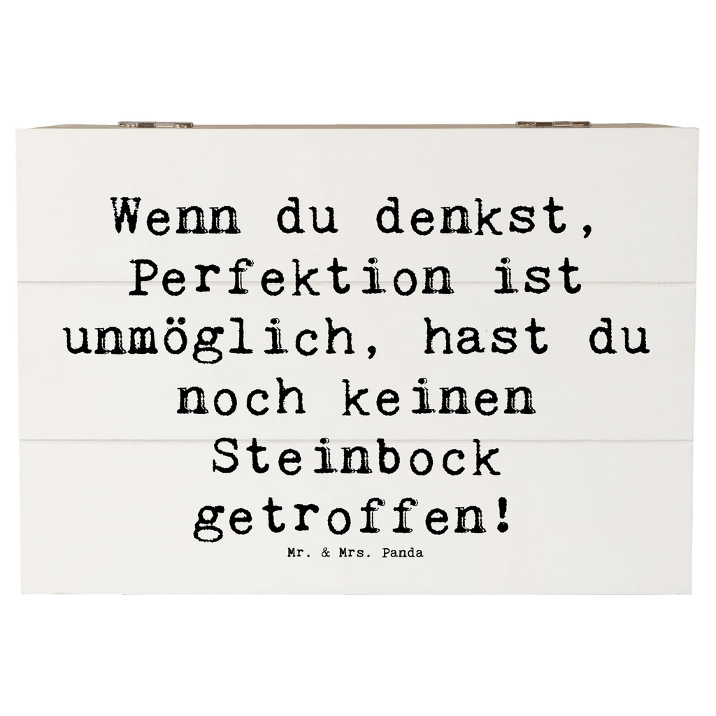 Holzkiste Spruch Steinbock Perfektion Kiste, Dekokiste, Holzkiste, Geschenkbox, Truhe, Aufbewahrungsbox, Erinnerungsbox, XXL, Geschenkdose, Erinnerungskiste, Schatzkiste, Schatulle, Tierkreiszeichen, Sternzeichen, Horoskop, Astrologie, Aszendent