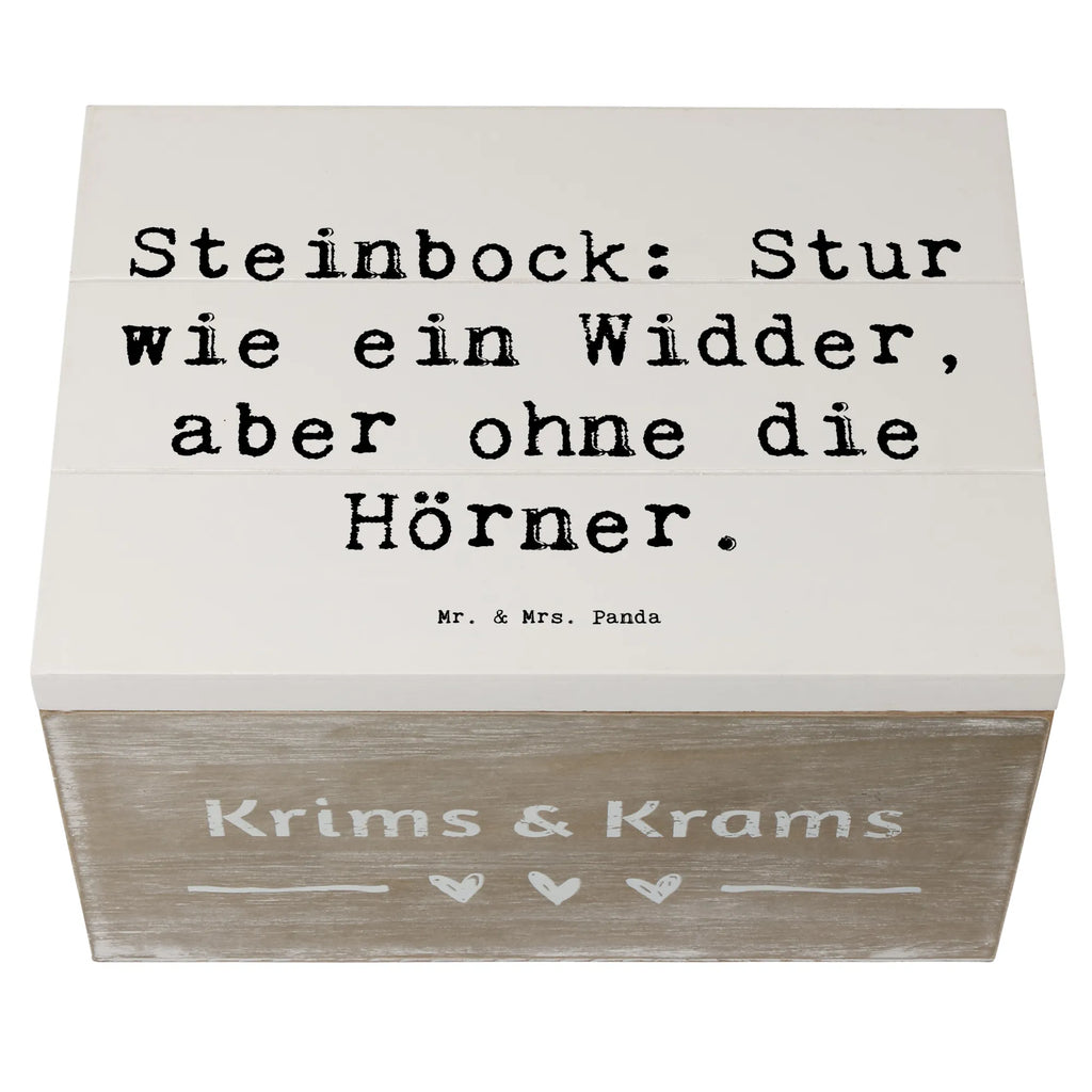 Holzkiste Spruch Steinbock Entschlossen Holzkiste, Aufbewahrungsbox, Geschenkdose, Schatzkiste, Erinnerungskiste, Geschenkbox, Schatulle, Erinnerungsbox, XXL, Dekokiste, Truhe, Kiste, Tierkreiszeichen, Sternzeichen, Horoskop, Astrologie, Aszendent