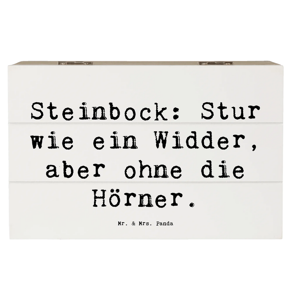 Holzkiste Spruch Steinbock Entschlossen Holzkiste, Aufbewahrungsbox, Geschenkdose, Schatzkiste, Erinnerungskiste, Geschenkbox, Schatulle, Erinnerungsbox, XXL, Dekokiste, Truhe, Kiste, Tierkreiszeichen, Sternzeichen, Horoskop, Astrologie, Aszendent