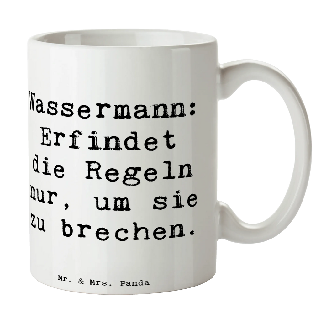 Tasse Spruch Wassermann Freigeist Bürotasse, Kaffeetasse, Keramiktasse, Porzellantasse, Tasse mit Zitaten, Teetasse, Tasse, Geschenktasse, Tasse mit Motiven, Tierkreiszeichen, Sternzeichen, Horoskop, Astrologie, Aszendent