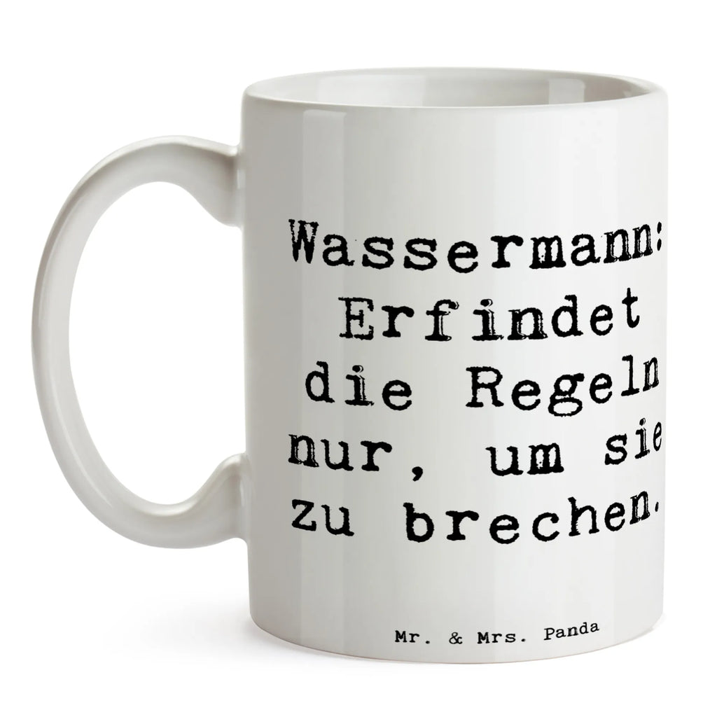 Tasse Spruch Wassermann Freigeist Bürotasse, Kaffeetasse, Keramiktasse, Porzellantasse, Tasse mit Zitaten, Teetasse, Tasse, Geschenktasse, Tasse mit Motiven, Tierkreiszeichen, Sternzeichen, Horoskop, Astrologie, Aszendent