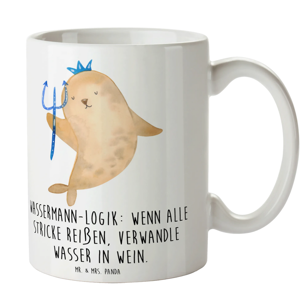 Tasse Wassermann Logik Keramiktasse, Tasse mit Zitaten, Geschenktasse, Porzellantasse, Teetasse, Tasse, Kaffeetasse, Tasse mit Motiven, Bürotasse, Tierkreiszeichen, Sternzeichen, Horoskop, Astrologie, Aszendent