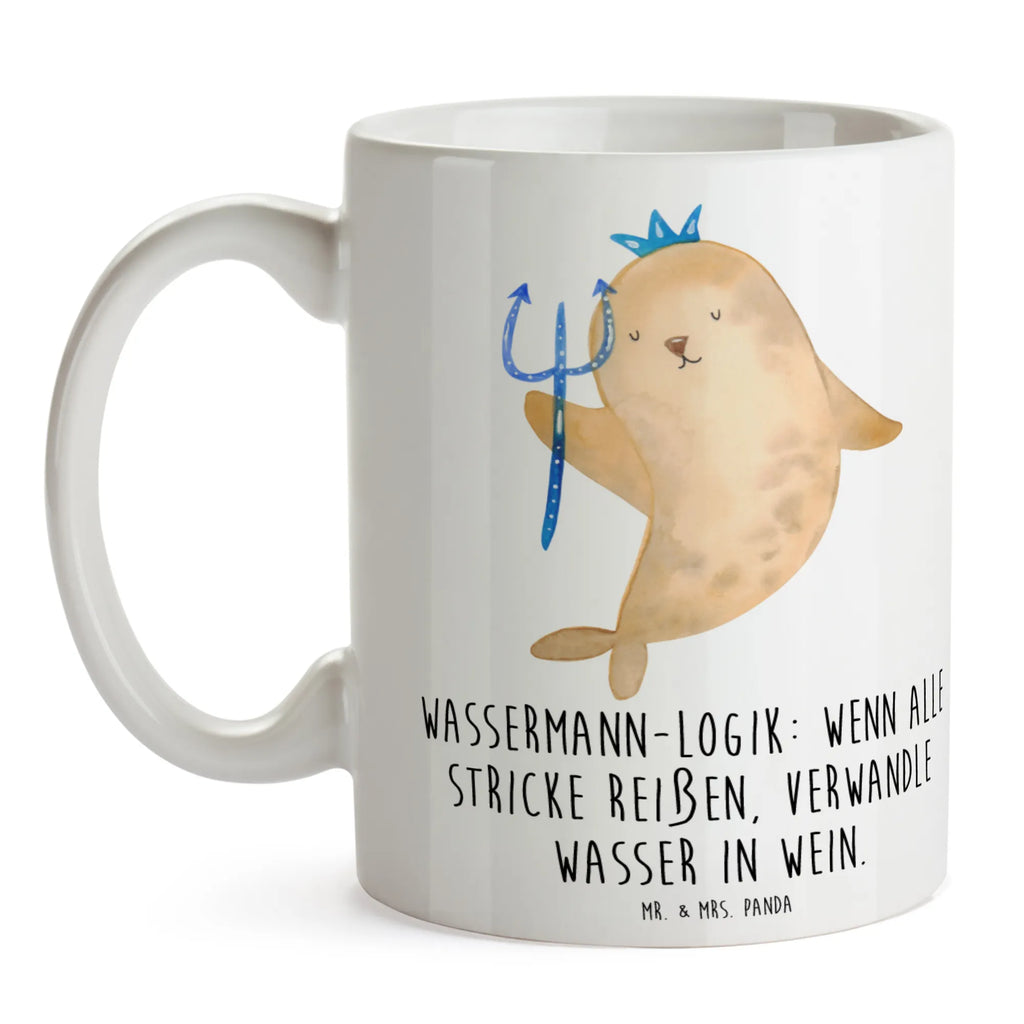 Tasse Wassermann Logik Keramiktasse, Tasse mit Zitaten, Geschenktasse, Porzellantasse, Teetasse, Tasse, Kaffeetasse, Tasse mit Motiven, Bürotasse, Tierkreiszeichen, Sternzeichen, Horoskop, Astrologie, Aszendent