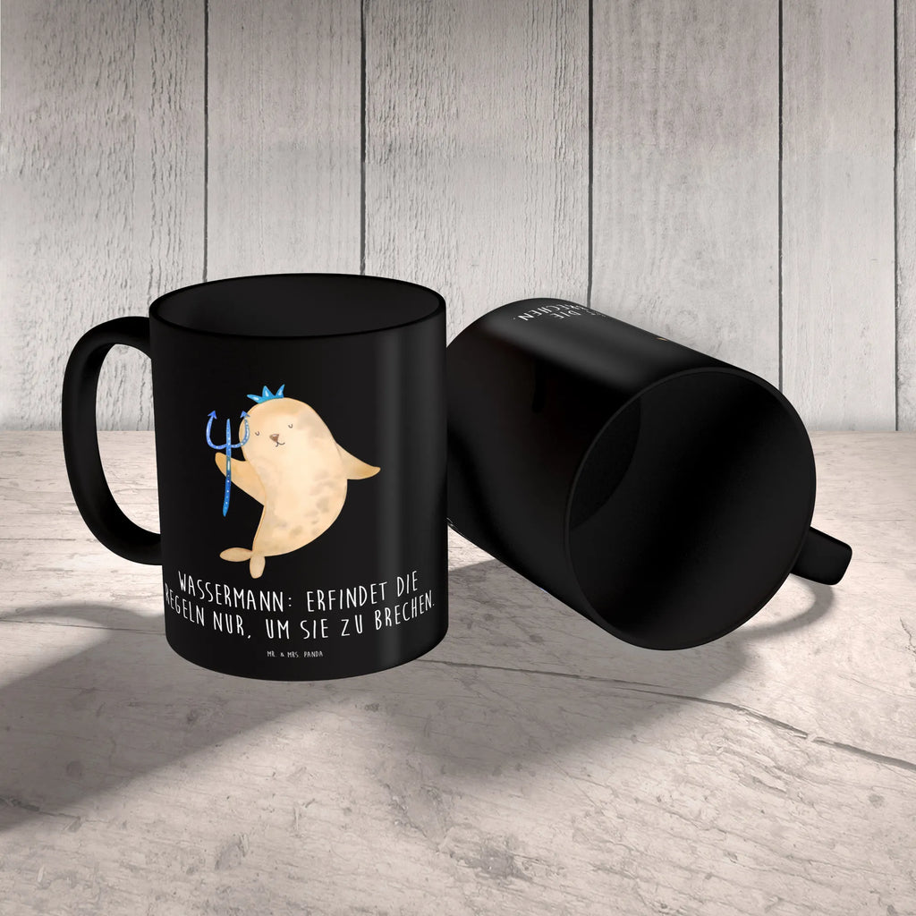 Tasse Wassermann Freigeist Tasse mit Motiven, Tasse, Keramiktasse, Geschenktasse, Kaffeetasse, Tasse mit Zitaten, Porzellantasse, Teetasse, Bürotasse, Tierkreiszeichen, Sternzeichen, Horoskop, Astrologie, Aszendent