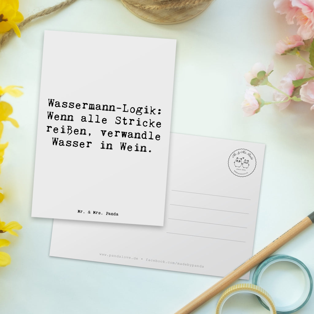 Postkarte Spruch Wassermann Logik Einladung, Ansichtskarte, Einladungskarten Geburtstag, Karte, Ansichtskarten, Geburtstagskarte, Postkarte, Grußkarte, Dankeskarte, Geschenkkarte, Einladungskarte, Einladung Geburtstag, Tierkreiszeichen, Sternzeichen, Horoskop, Astrologie, Aszendent