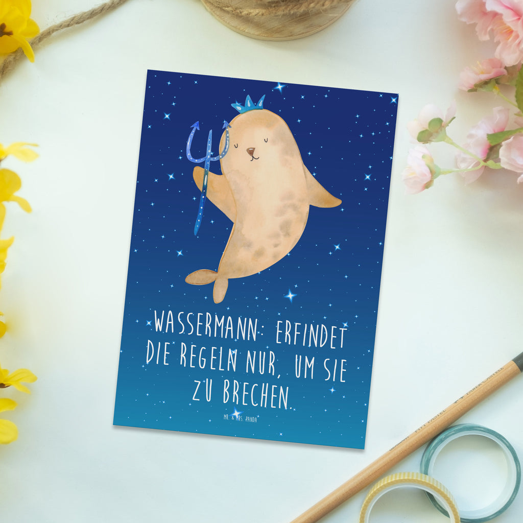Postkarte Wassermann Freigeist Grußkarte, Einladungskarten Geburtstag, Karte, Ansichtskarten, Einladung Geburtstag, Einladungskarte, Geschenkkarte, Einladung, Geburtstagskarte, Postkarte, Dankeskarte, Ansichtskarte, Tierkreiszeichen, Sternzeichen, Horoskop, Astrologie, Aszendent