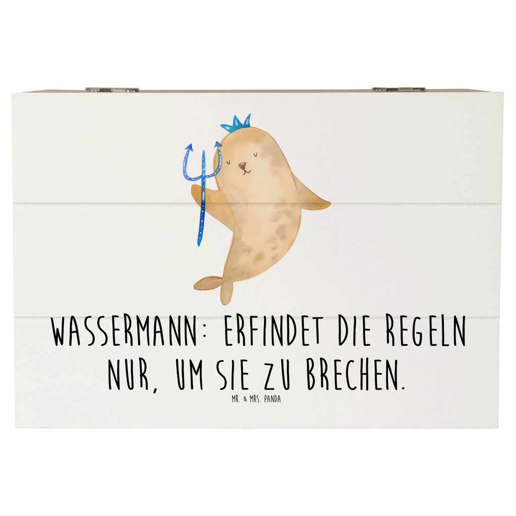 Holzkiste Wassermann Freigeist Erinnerungsbox, Dekokiste, Erinnerungskiste, Geschenkdose, Aufbewahrungsbox, Schatzkiste, Truhe, Schatulle, Holzkiste, Kiste, Geschenkbox, XXL, Tierkreiszeichen, Sternzeichen, Horoskop, Astrologie, Aszendent