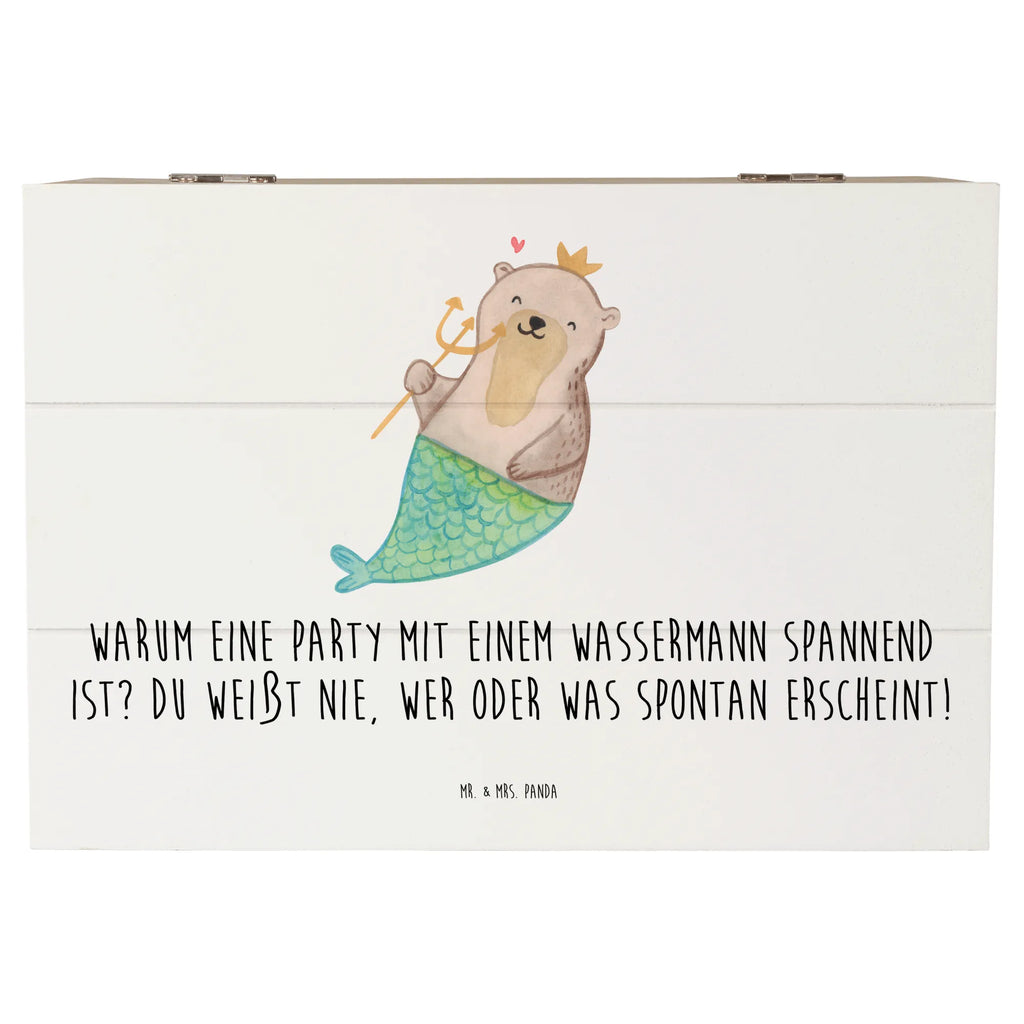 Holzkiste Wassermann Party Schatzkiste, Dekokiste, Holzkiste, Erinnerungskiste, Aufbewahrungsbox, Erinnerungsbox, Kiste, Truhe, Schatulle, Geschenkbox, Geschenkdose, XXL, Tierkreiszeichen, Sternzeichen, Horoskop, Astrologie, Aszendent