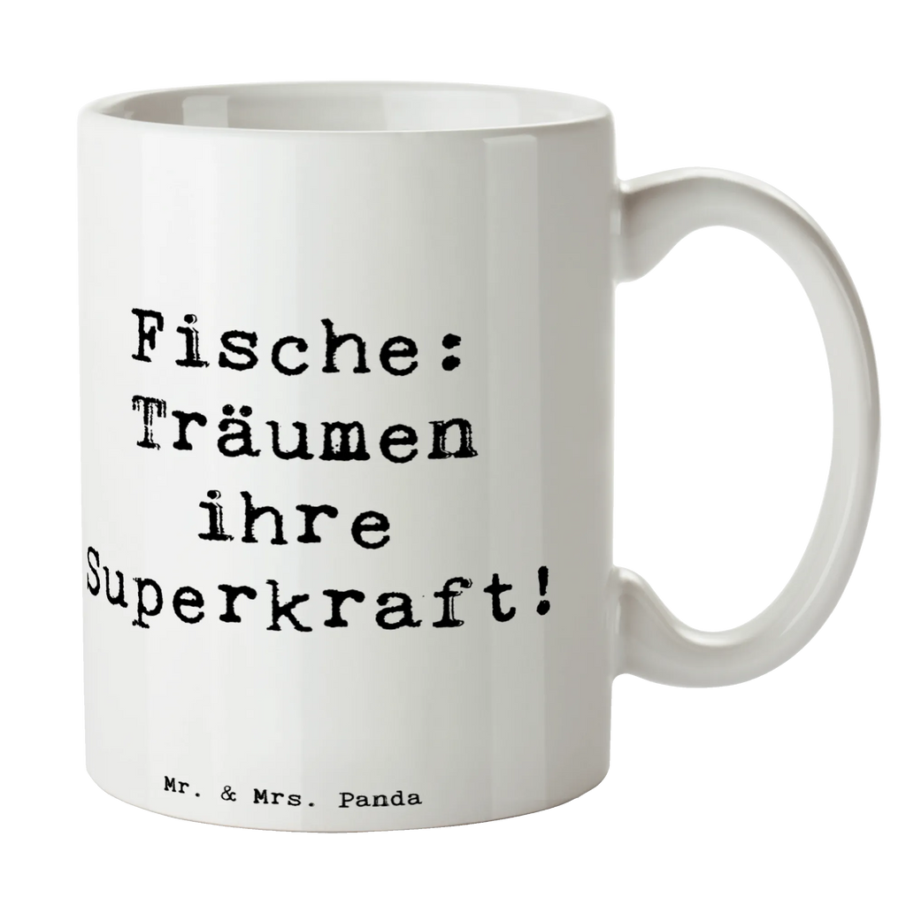 Tasse Spruch Fische Kraft Kaffeetasse, Tasse mit Zitaten, Teetasse, Tasse mit Motiven, Porzellantasse, Keramiktasse, Geschenktasse, Tasse, Bürotasse, Tierkreiszeichen, Sternzeichen, Horoskop, Astrologie, Aszendent