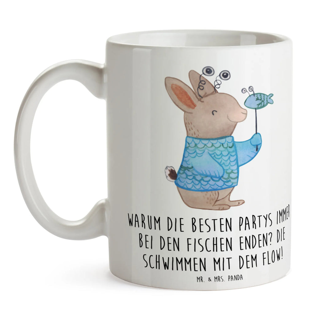 Tasse Fische Flow Spaß Keramiktasse, Tasse mit Motiven, Geschenktasse, Bürotasse, Tasse, Tasse mit Zitaten, Teetasse, Porzellantasse, Kaffeetasse, Tierkreiszeichen, Sternzeichen, Horoskop, Astrologie, Aszendent