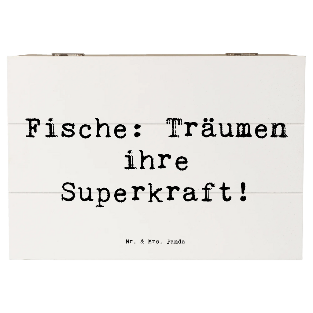 Holzkiste Spruch Fische Kraft Schatulle, Kiste, Aufbewahrungsbox, Erinnerungsbox, XXL, Geschenkbox, Dekokiste, Geschenkdose, Schatzkiste, Erinnerungskiste, Holzkiste, Truhe, Tierkreiszeichen, Sternzeichen, Horoskop, Astrologie, Aszendent