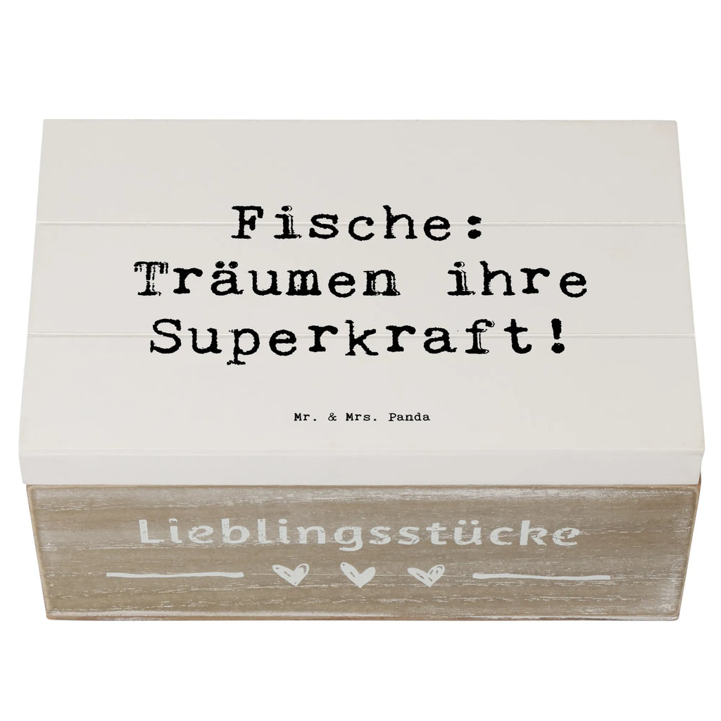 Holzkiste Spruch Fische Kraft Schatulle, Kiste, Aufbewahrungsbox, Erinnerungsbox, XXL, Geschenkbox, Dekokiste, Geschenkdose, Schatzkiste, Erinnerungskiste, Holzkiste, Truhe, Tierkreiszeichen, Sternzeichen, Horoskop, Astrologie, Aszendent