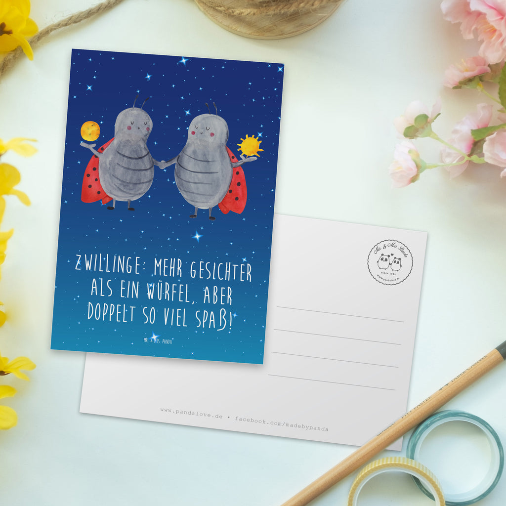 Postkarte Zwillinge Spaß Grußkarte, Einladung, Geburtstagskarte, Dankeskarte, Karte, Postkarte, Ansichtskarte, Geschenkkarte, Einladungskarten Geburtstag, Ansichtskarten, Einladung Geburtstag, Einladungskarte, Tierkreiszeichen, Sternzeichen, Horoskop, Astrologie, Aszendent